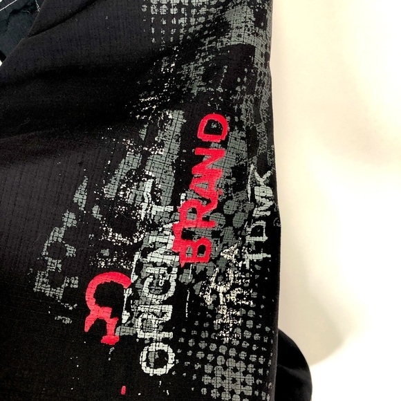 Men’s black with graphic long quick dry cargo swim trunks size 32 - Picture 4 of 9